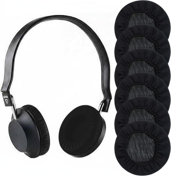 Xyembu 3 Pairs Headphone Ear Covers, Washable Stretchable Earpad Cover, Fabric Headphone-Pads Covers