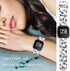 Hello Ki Sweet Blue Bands for Fitbit Versa 2/Versa/Versa Lite/Versa SE, Fancy Soft Sport Silicone Cartoon Holiday Strap