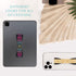 LOVEHANDLE (LHT-01-Black) Tablet/XL Grip for Most Tablets and Large Smartphones, Black Elastic Strap Finger Grip