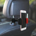 Car Back Seat Phone Holder Mount for Kids, Adjustable Ring Light Tripod Stand