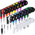 Kanayu 100 Pcs Wired Earbuds Bulk for Classroom, Basic Ear Headphones with 3.5 MM Jack for Kids Schools