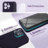 SURPHY iPhone 13 Pro Max Case with Screen Protector, Liquid Silicone Phone Case 6.7 inch 2021, Camera Protection + Soft