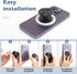 Frosted Magnetic Base for PopSocket Phone Grips Holder, Removable Stand for iPhone 15/14/13/12 Compatible