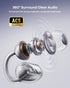 X6, 5.4 26H TALIX Ultra Open Ear Earbuds Clip-On Headphone with Directional Sound, Ultra-Light Comfort Fit, Bluetooth