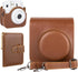 MUZIRI KINOKOO Fuji Mini 12 Case Album Combo, Compatible for Fujifilm Instax Mini 12, PU Leather Carrying Case