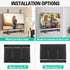 Mounting Dream Soundbar Mount, Sound Bar TV Bracket with Holes/Without Holes, Extends 3.4" to 6.1", Up to 20 LBS