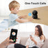 GOLSPARK 2K Indoor Security Camera for Home, 360 Pet Camera with Night Vision, Motion Tracking, Two-Way Audio, Black