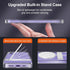 JETech Case for iPhone 12/12 Pro - 6.1-Inch Slim Shockproof Bumper Cover with 3-Way Metal Kickstand