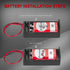 DAIERTEK 9V 9 9V 9 -3Pack Battery Holder, Volt Battery Holder with ON/Off Switch Cover Lead Wires Battery Box Volt