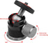 Andoer 360 180 1/4 DSLR Tripod Ball Head,Aluminum Alloy Tripod Ball Head Mount Panoramic Swivel Flip with Scaled Base