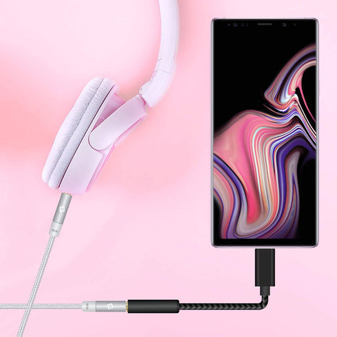 Cellet 3.5mm Stereo Audio Aux Cable for iPods, MP3, USB-C Adapter to 3.5mm Audio Player