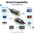 4K 6ft: 2-Pack 4K@30HZ 2K@120HZ 1080P Displayport to HDMI Cable Uni-Directional DP to HDMI Cord HDR - Gold-Plated Male