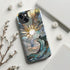 Goodon 15 for iPhone Case,Aesthetic Vintage Mosaic Stained Glass Shell,Compatible with Magsafe,Trendy Unique Cool Retro