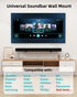 HCMOUNTING 33 LBS 3.5"-6.3" Universal Soundbar Wall Mount Bracket- for Samsung, Sony, Bose, LG, Vizio, Sonos & More