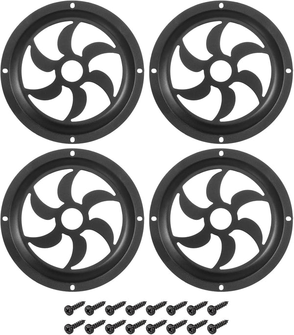 MECCANIXITY 6.5 Inch Speaker Cover, Hollow Mesh Subwoofer Grill Guard Protector with Screws for Home Audio