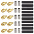 SMA Male Crimp Connector, RF Plug Crimp Connector for RG58 RG142 RG400 LMR195 Coaxial Cable (10 Pack)