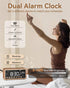 Charging,Dimmable Digital Alarm Clocks Radio for Bedrooms,FM Radio & White Noise Sound Machine with Timer,Bluetooth