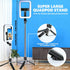 WEIIBDIE Stand,54" Dimmable Foldable Selfie Light with Extendable Phone Holder Selfie Stick with LED Lights