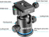 NEEWER 36MM Tripod Ball Head 360° Panoramic Metal with Quick Release Plate, Max Load 17.6lb/8kg, Blue