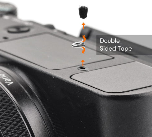 10 Pcs Camera Mic Windscreen Muff for DSLRs, Outdoor Windshield, 20 Pcs Camera Wind Muff Stickers, Black