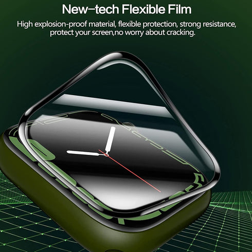 Compatible Screen Protector for AcclaFit Smart Watch, 3 Pack Full Coverage PET Film for L51 1.95"