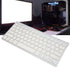 ASHATA Wireless USB-C Keyboard, 2.4g Portable Bilingual Keyboard (French-English) for Desktop and Laptop