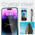 Spigen GlasTR EZ FIT Tempered Glass Screen Protector for iPhone 14 Pro Max - Case Friendly, Sensor Protection, 2 Pack