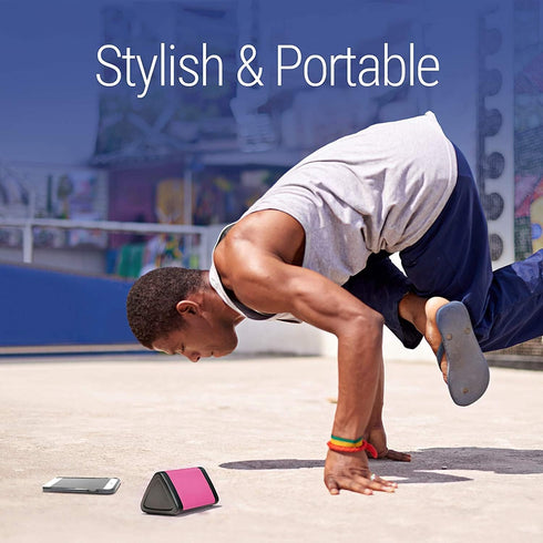 OontZ Angle 3 Bluetooth Speaker - Portable Wireless 5.0 Speaker, IPX5 Water Resistant, Pink