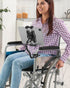 Gooseneck Tablet Holder for Wheelchair/Stroller/Golf Cart/Boat, Compatible with 4.7-12.9" iPad Pro/Air/Mini