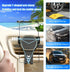 SWPHRT 360 Car Phone Holder, Rotatable Stable Vehicle Air Vent Mobile Phone Mount with Hook Clip, Hands-Free Automotive