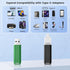 ABLAZE 8GB 2.0 5 Pack 8GB USB Flash Drives with Type C Adaters, Thumb Drives USB Sticks Memory Sticks Pendrives