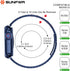 SUNFWR Stainless Steel Watch Band, Dark Blue 42mm/44mm for Apple Watch Series 9/8/7/6/5/4/3/2/1/SE, Adjustable