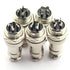 5Pairs GX16 4Pin Male Female Circular Aviation Connector Plug, 16MM Wire Panel Metal Connector