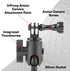 Dash Mount Camera Holder for GoPro, Attaches to 20mm Mounting Ball