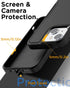 AICase iPhone 13 Heavy Duty Belt Clip Case with Rugged Shockproof Protection & Glass Screen Protector, Compatible with