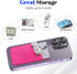 Senose Card Holder for Phone Case, Silicone Stick-on Wallet Sleeve for ID Credit Card, Compatible with All Smartphones