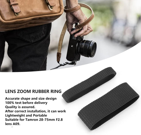 Lens Focus Rubber Ring, Camera Lens Accessories for Tamron 28-75mm F2.8 Lens A09, Rubber Focus Ring