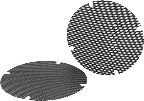 Black Motorcycle Mesh Rear Passenger Speaker Grille Covers for Harley Road Glide, Street Glide, Electra Glide Ultra,