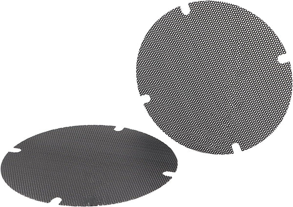 Black Motorcycle Mesh Rear Passenger Speaker Grille Covers for Harley Road Glide, Street Glide, Electra Glide Ultra,