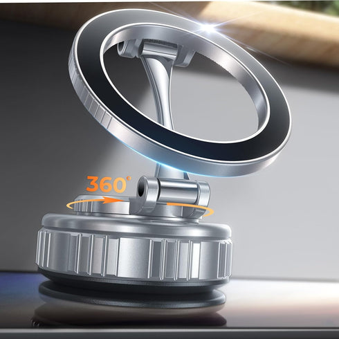Haassue 2026 [89+LBS Suction/2800gf Car/Mirror/Gym/Kitchen/iPhone17 16 15 14 13 12, Upgraded Vacuum Magnetic Car Phone