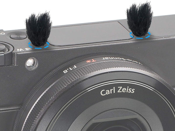 YOUSHARES Camera Mic Windscreen, 10 PCS Fur Wind Muff Wind Cover for Sony RX1 RX10 RX100 Digital Compact Cameras