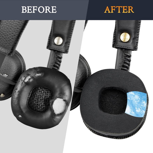 SOULWIT Cooling-Gel Replacement Ear Pads for Marshall MID ANC Bluetooth Headphone, Earpads with Noise Isolation Foam