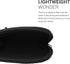 kwmobile Neoprene Case for Logitech M220 Silent / M235 / M185 - Soft Pouch Carry Bag for Mouse - Black