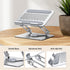 UGREEN 360 13 12 11 5 4 3 Tablet Stand Holder for Desk with Rotating Base Aluminum Dual Rod Support Adjustable Home