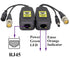 AAOTOKK Cat5 RJ45 720P 960P 1080P 3MP 4MP 5MP 8MP System(18cm-4Pairs) Power Video Balun DC BNC to Network Transceiver