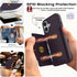 VelvotCovol 2 1 17 3 17, Compatible with Magsafe in Detachable iPhone Phone Case with Wallet, Women Men Credit Card