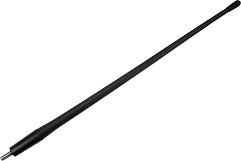 AntennaMastsRus 13 Inch Flexible Rubber Antenna - Compatible with Jeep Wrangler TJ - YJ (1987-2006)