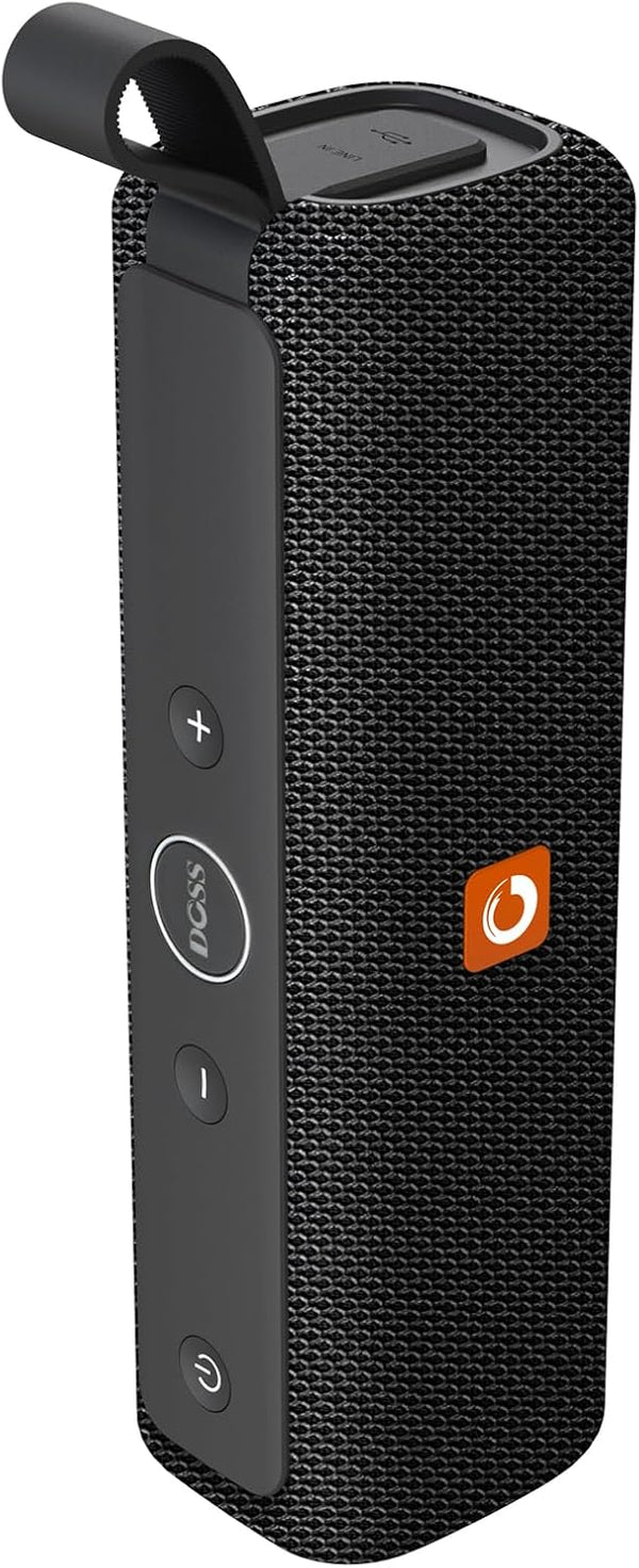 DOSS E-Go II Bluetooth Speaker with 12W Superior Sound, Loud Bass, IPX6 Waterproof, 12H Playtime for Outdoor, Pool,
