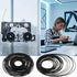 Gtziqa 80Pcs Cassette Cassette 40-135 mm 0.7mm 1mm) Recorder Rubber Belts Player Belts Replacement Kit Recorder Repair