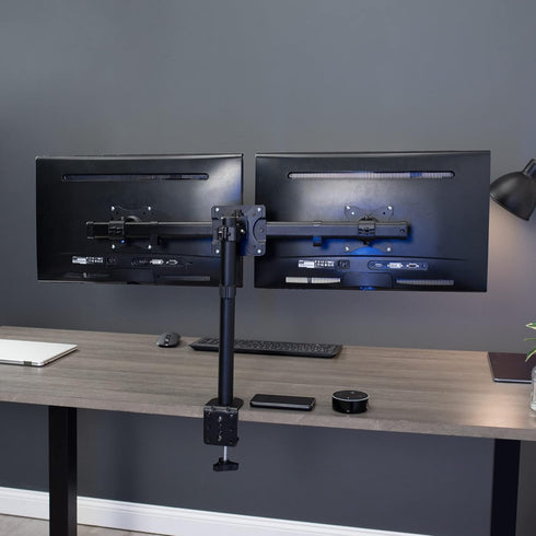 VIVO MOUNT-VW02A Dual VESA Bracket Adapter, Horizontal Assembly Mount for 2 Monitor Screens up to 27 inches